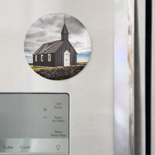 Imán Iglesia Negra De Budir, Islandia