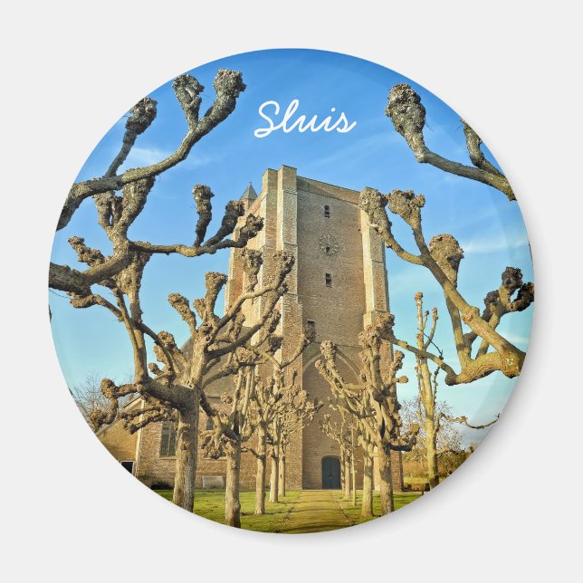 Imán Iglesia Sint Anna ter Muiden en Sluis, Países Bajo (Frente)