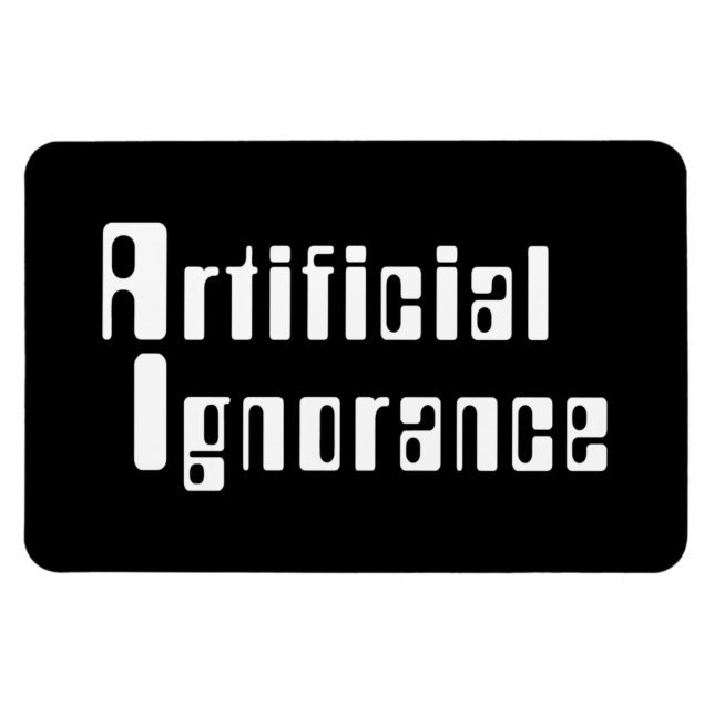 Imán Ignorancia artificial (Horizontal)