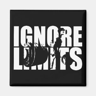 Imán IGNORE LIMITS - Motivación del entrenamiento con r