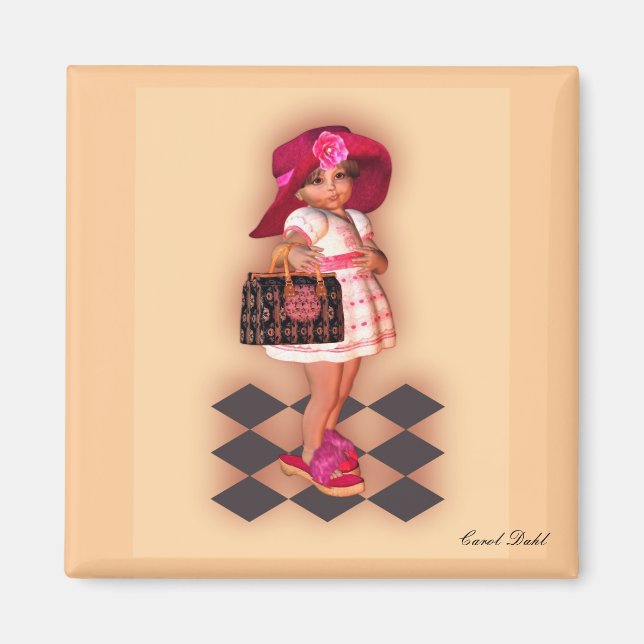 Imán Igual que mamá Magnet (Frente)