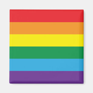 Imán IGUALDAD - Diseño arco iris