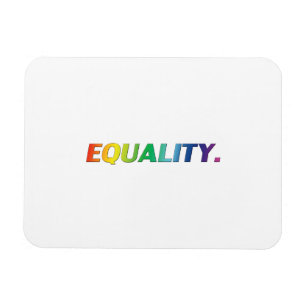 Imán "igualdad" orgullo lgbtq blanco Magnet de fotos fl