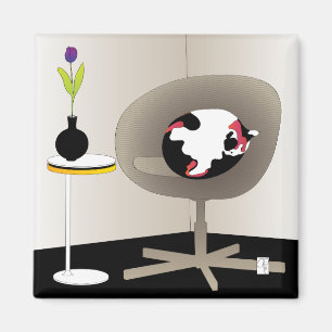 Imán Ikea Interiors Cat Magnet