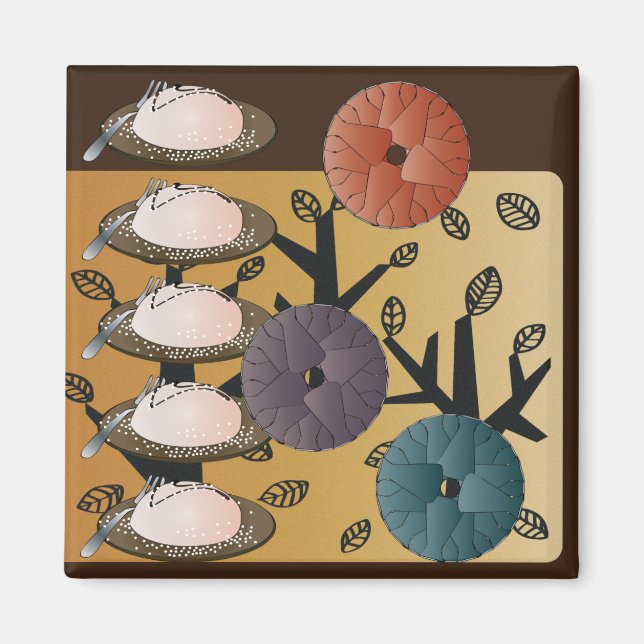 Imán Ikea Kitchen Cakes Magnet (Frente)