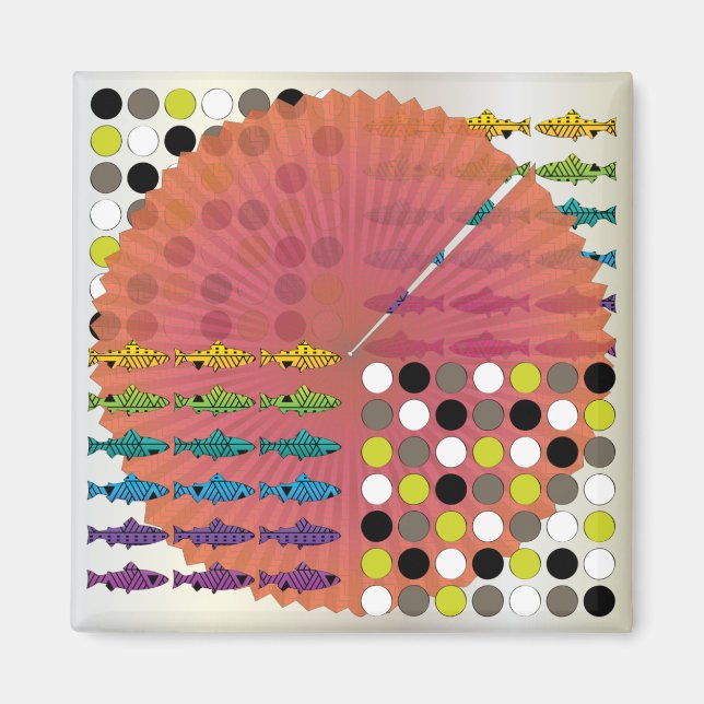 Imán Ikea Kitchen Salmon Magnet (Frente)