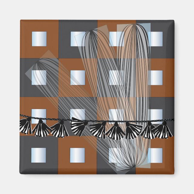 Imán Ikea Mirrors Squares Magnet (Frente)