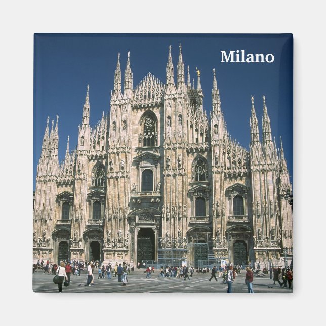 Imán "Il Duomo, Milano" (Frente)