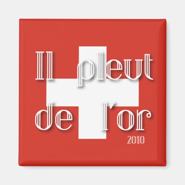 Imán Il pleut de l'or (Frente)