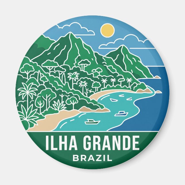 Imán Ilha Grande Brasil (Frente)