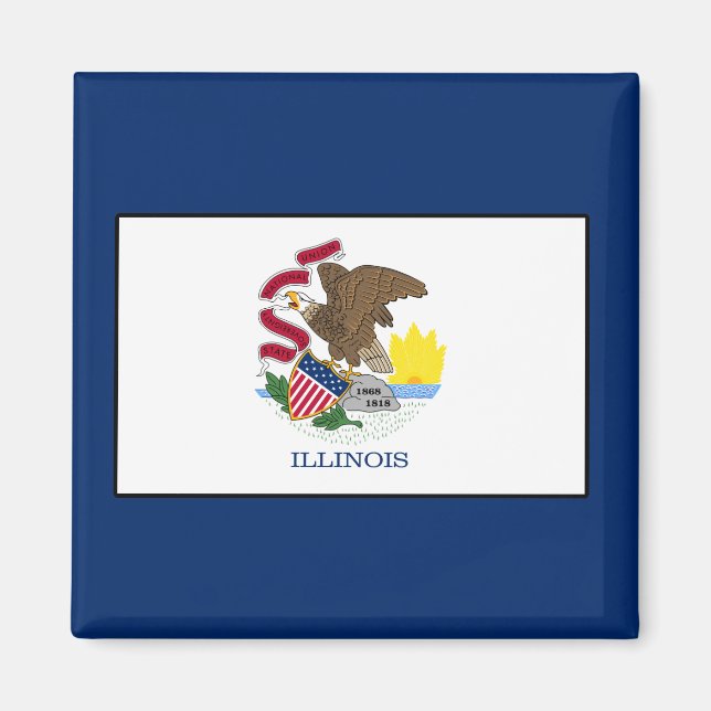 Imán Illinois (Frente)