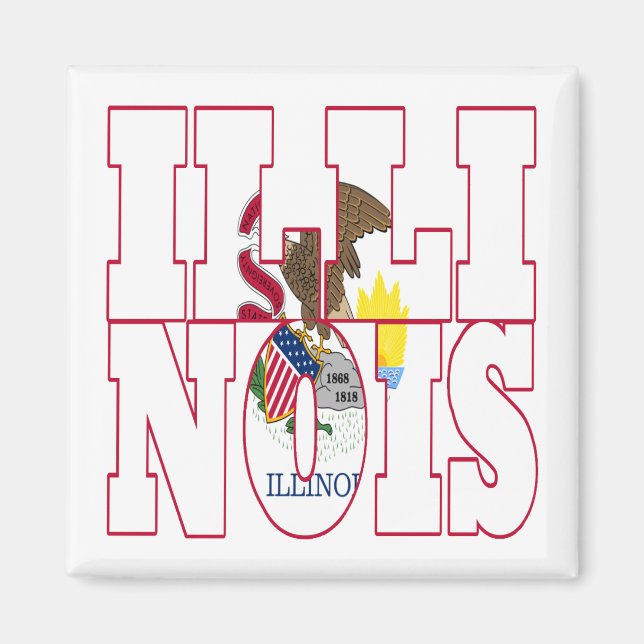 Imán Illinois (Frente)