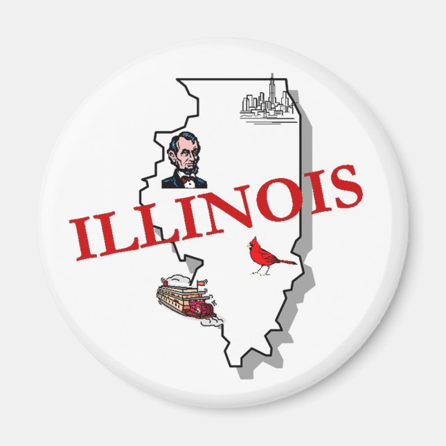 Imán Illinois Magnet (Frente)