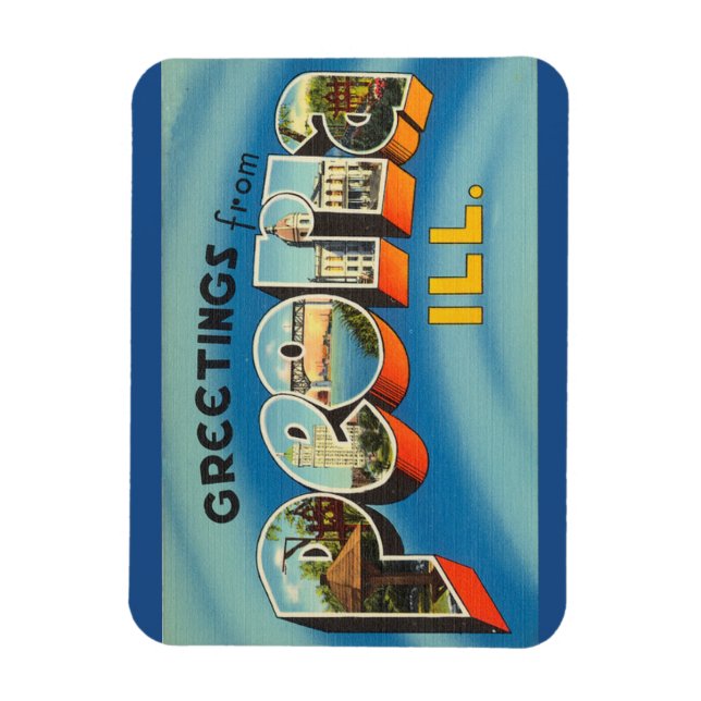 Imán Illinois, Peoria Magnet (Vertical)