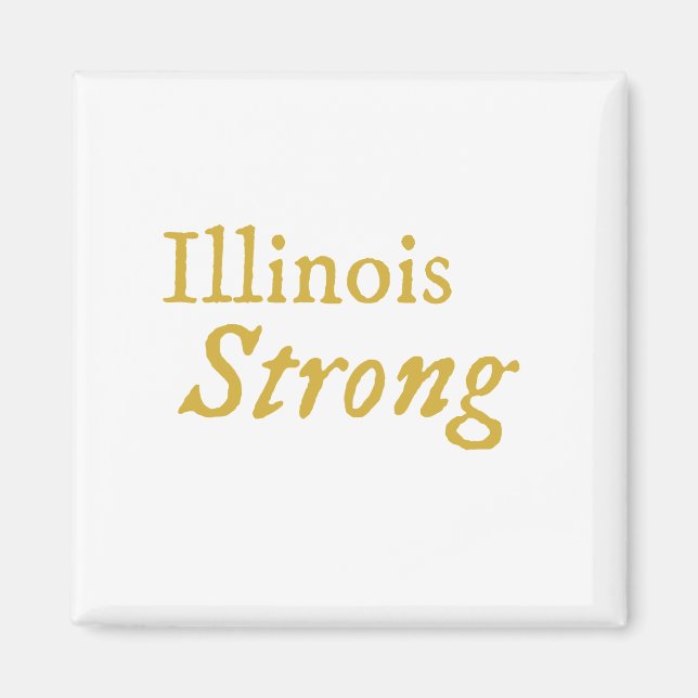 Imán Illinois Strong (Frente)