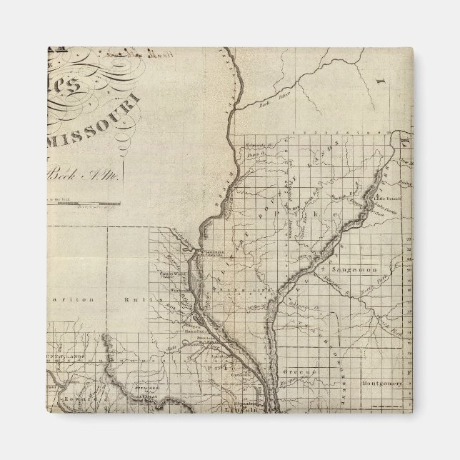 Imán Illinois y Missouri 3 (Frente)