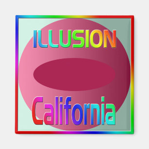 Imán "ILLUSIÓN California" Magnet.