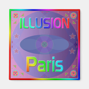 Imán "ILLUSION Paris" Magnet