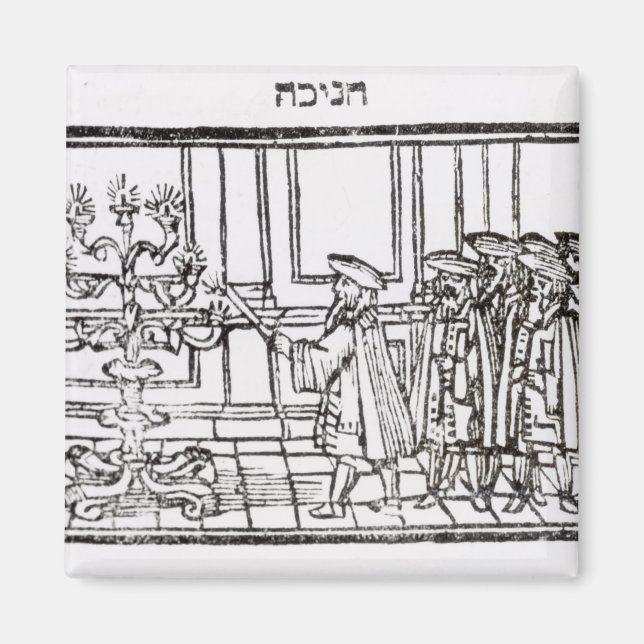 Imán Iluminación de Menorah (Frente)