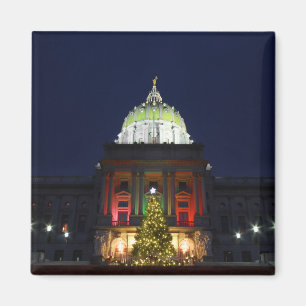 Imán Iluminación del árbol de Navidad del Capitolio Est