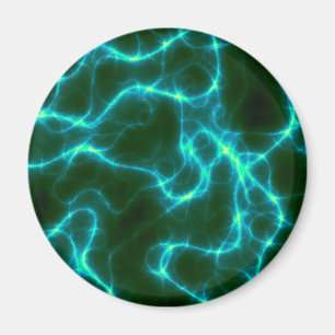 Imán Iluminación verde azulada