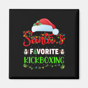 Imán Iluminando la Navidad El kickboxing favorito del S