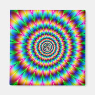 Imán Ilusión óptica espiral del arco iris
