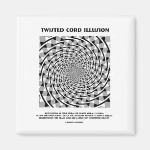 Imán Ilusión torcida del cordón (espiral falso)