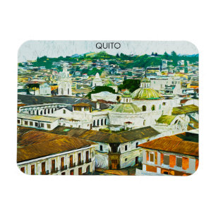 Imán Ilustracion acuático Quito Ecuador