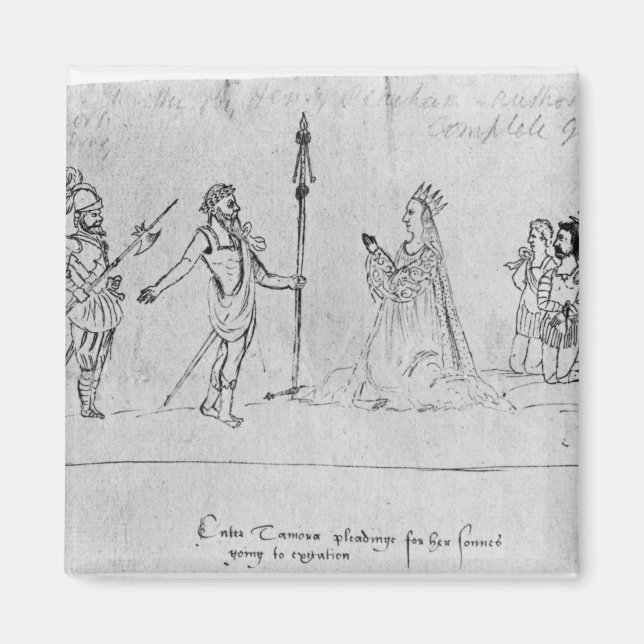 Imán Ilustracion Andronicus, por William (Frente)