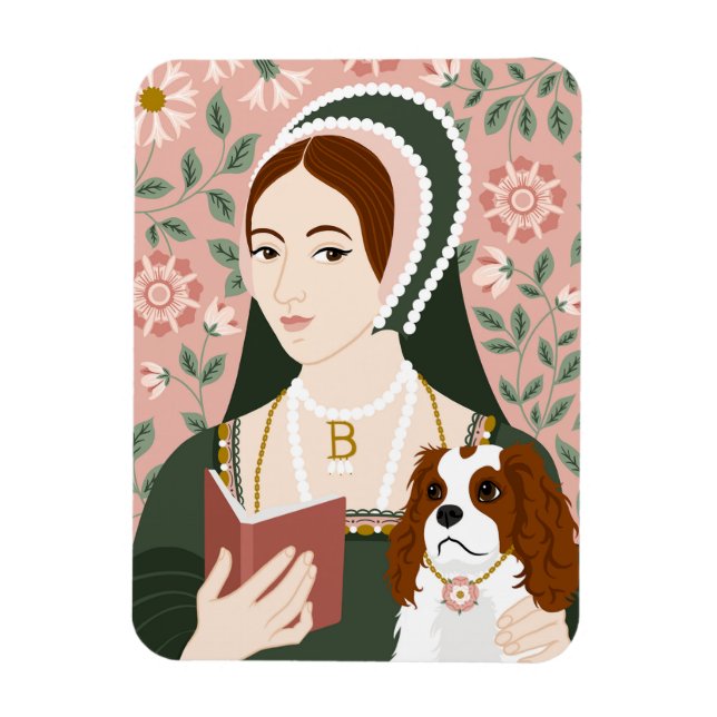 Imán Ilustracion Anne Boleyn (Vertical)
