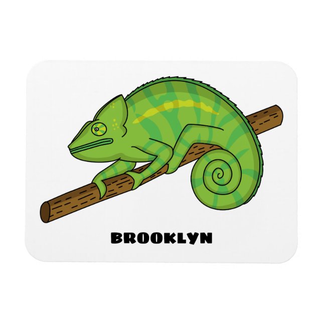 Imán Ilustracion Chameleon de Parson (Horizontal)