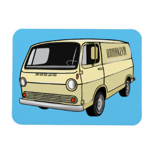Imán Ilustracion clásico van personalizado