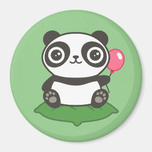 Imán Ilustracion Cute Panda