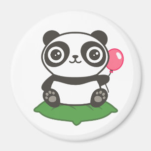 Imán Ilustracion Cute Panda