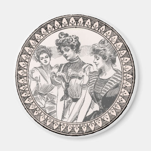 Imán Ilustracion de Antigüedad de los Chicas Gibson