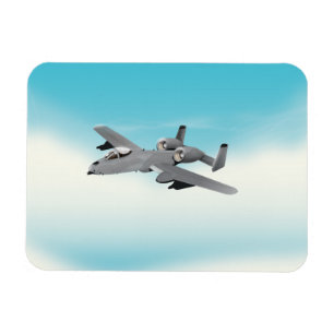 Imán Ilustracion de avión militar A10