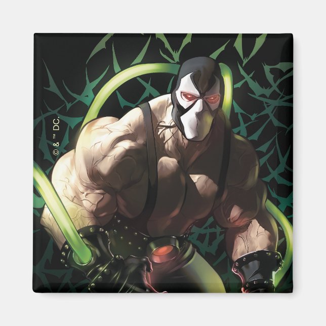 Imán Ilustración de Batman Bane enjambre de murciélagos (Frente)