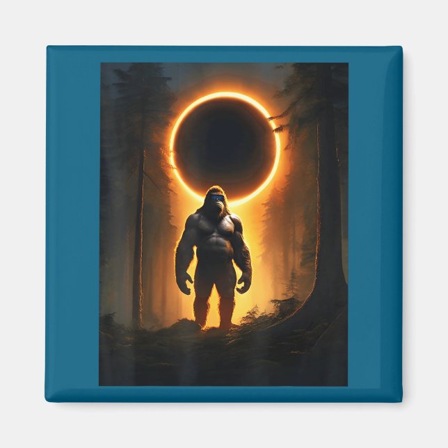 Imán Ilustración de eclipse solar total América Usa (Frente)