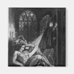 Imán Ilustracion de 'Frankenstein'