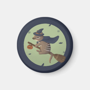 Imán Ilustracion de Halloween: número del asistente