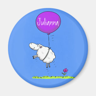 Imán Ilustracion de humor de personalizado de globo de 