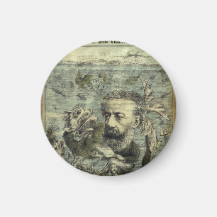 Imán Ilustracion de Jules Verne Algerie