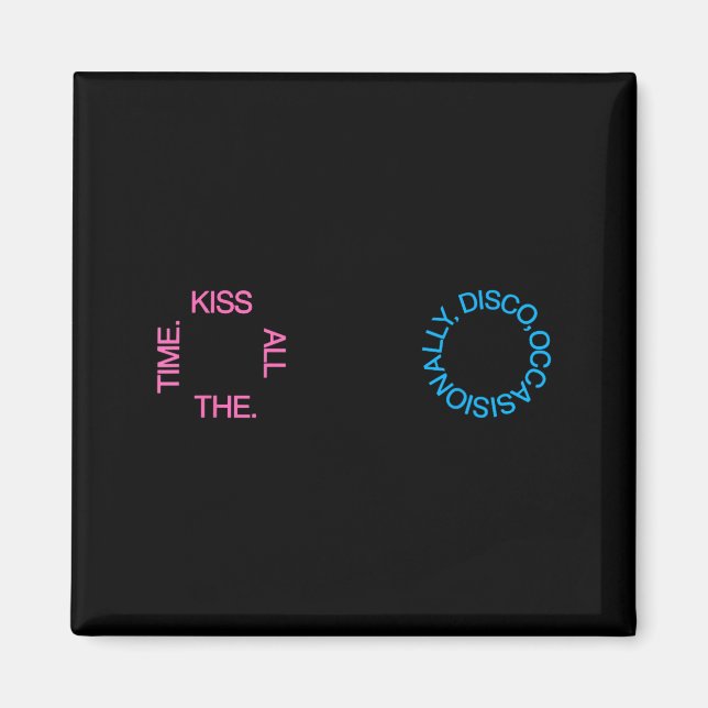 Imán Ilustración de Kiss All Time Disco Occasionally (Frente)
