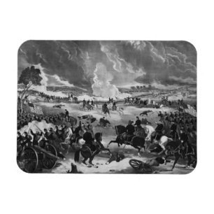 Imán Ilustracion de la batalla de Gettysburg