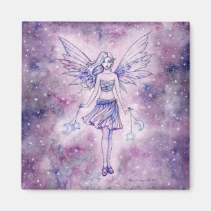 Imán Ilustración de la hada púrpura Astralina