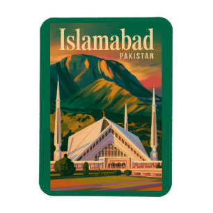 Imán Ilustración de la Mezquita Faisal de Islamabad Pak