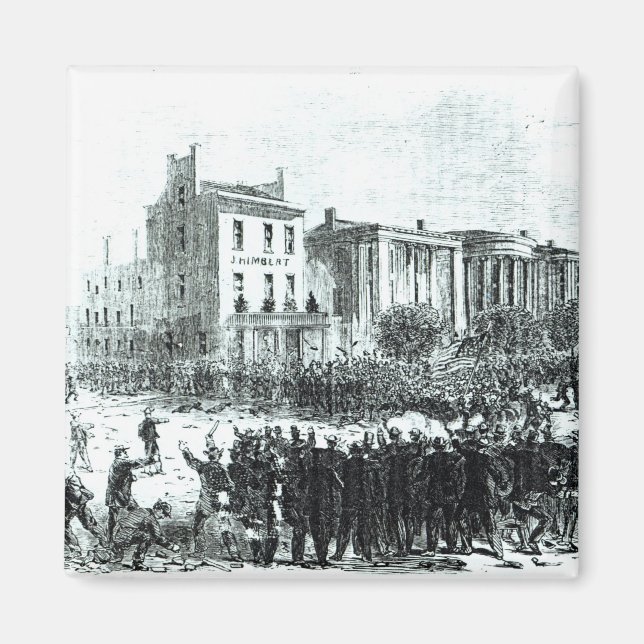 Imán Ilustracion de la revista 'Harper's Weekly' (Frente)