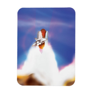 Imán Ilustracion de lanzamiento del transbordador espac