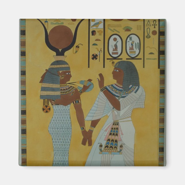 Imán Ilustracion de las tumbas del valle (Frente)